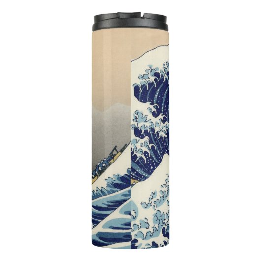 Great Wave off Kanagawa & Mount Fuji Japan Zee Thermosbeker (Achterkant)