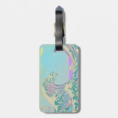 Great Wave Pastel Bagagelabel (Achterkant verticaal)