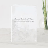 Great White Egret (0848) Kaart (Achterkant)