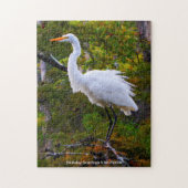 Great White Egret Floride Jigsaw Puzzle (Vertical)