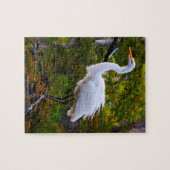 Great White Egret Floride Jigsaw Puzzle (Horizontal)