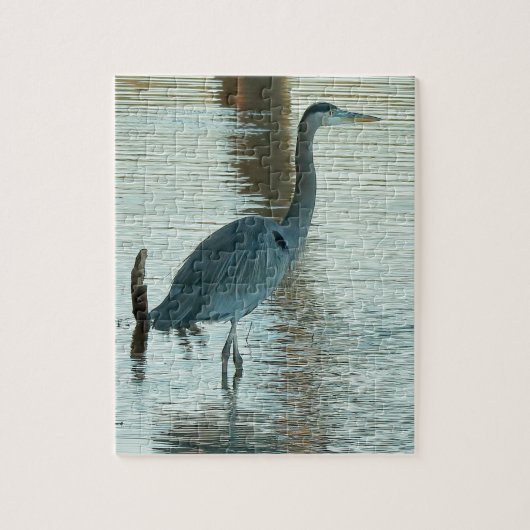 Great White Heron Legpuzzel (Verticaal)
