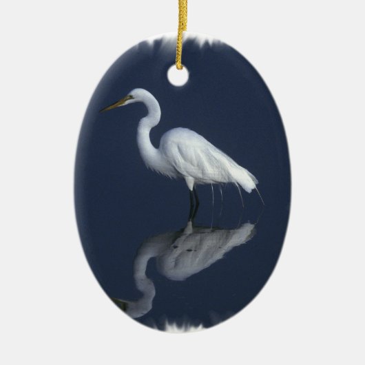 Great White Heron Ornament (Voorkant)