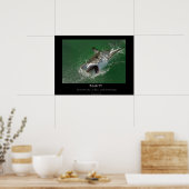 Great White Shark "Beauty" Poster (Cuisine)