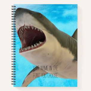 Great White Shark Boys School Spiral Notitieboek