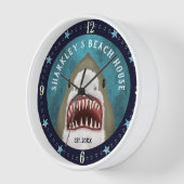 Great White Shark Nautical Custom Beach House Name (Hoek)