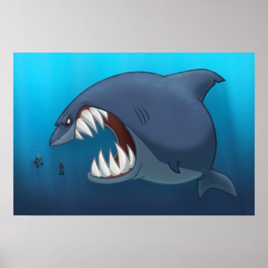 Great White Shark Poster (Voorkant)
