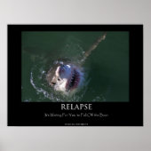 Great White Shark "Relapse" Poster (Devant)