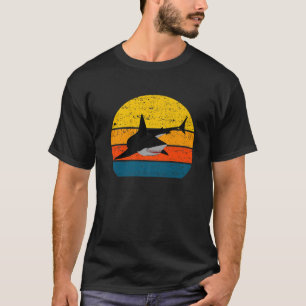 Great White Shark Retro T-shirt