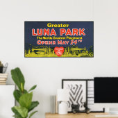 Greater Luna Park Poster (Thuiskantoor)
