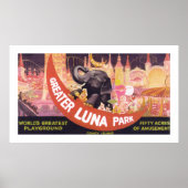 Greater Luna Park (wit) Poster (Voorkant)