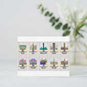 Greater Manchester Briefkaart (Staand voorkant)