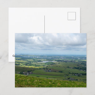 Greater Manchester vanuit Blackstone Edge Briefkaart