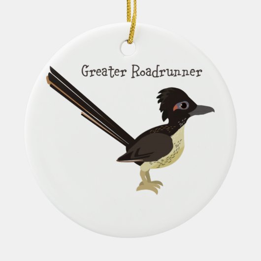 Greater Roadrunner Keramisch Ornament (Voorkant)