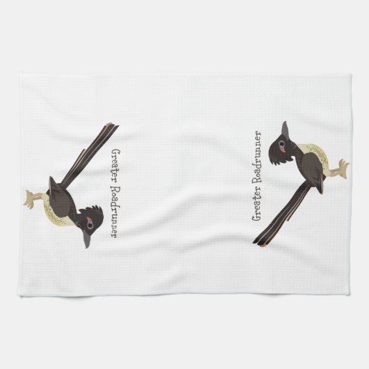 Greater Roadrunner Theedoek (Horizontaal)