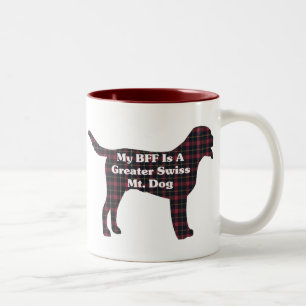 Greater Swiss MOUNTAIN DOG BFF Tweekleurige Koffiemok