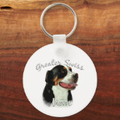 Greater Swiss Mountain Dog Ma 2 Sleutelhanger (Achterkant)