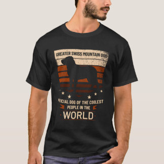 Greater Swiss Mountain Dog Officiële hond van de c T-shirt