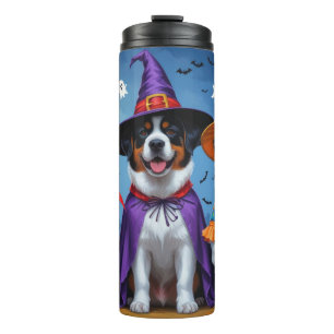 Greater Swiss Mountain Dog Pumpkin Halloween Grapp Thermosbeker