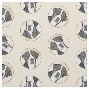 Greater Swiss Mountain Dog Schilderen Originele Ku Stof