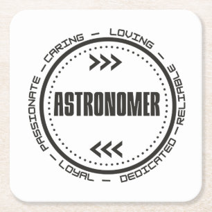 Greatest Astronomer Vierkante Kartonnen Onderzetter