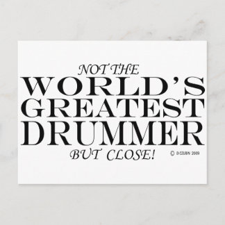 Greatest Drummer Close Briefkaart