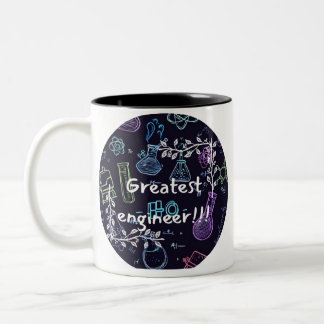 greatest engineer mug tweekleurige koffiemok