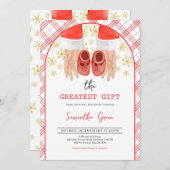 Greatest Gift Baby shower Kaart (Voorkant / Achterkant)