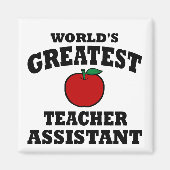 Greatest Teacher Assistant Magneet (Voorkant)