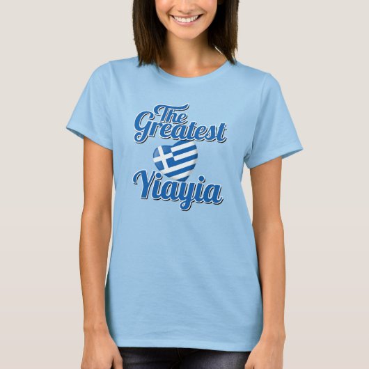 Greatest Yiayia T-Shirt (Voorkant)