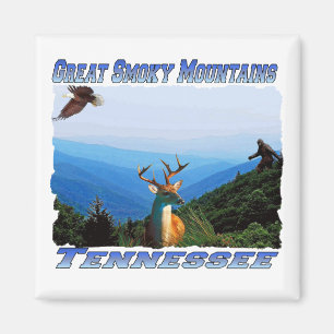 GreatSmokeyMountainsTennessee Magnet of Onderzette Magneet