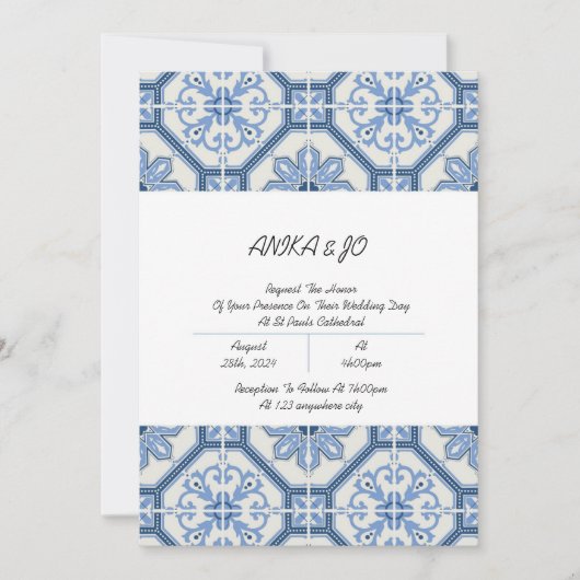 GREC, FAIRE-PART DE MARIAGE, FAIRE-PART DE MARIAGE (Devant)