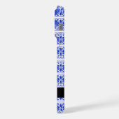 Grec Fret Arabesque Bleu, Votre Nom, Personnaliser (Côté gauche)