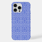 Grec Meander Carré clé H Motif bleu (Verso)