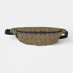 Grec Meander Carré clé H Motif Brown