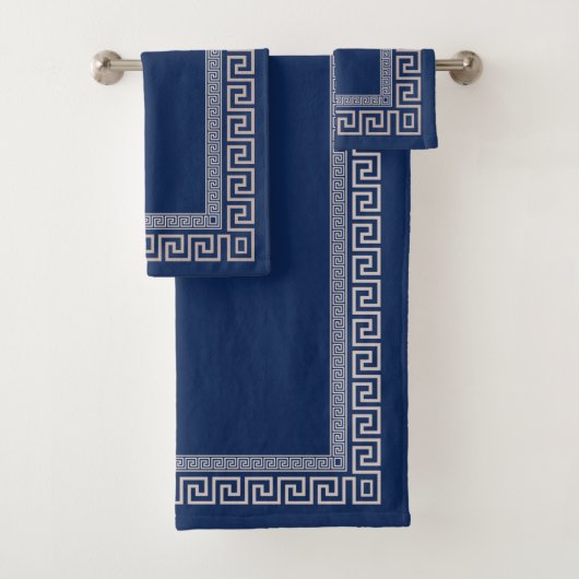 Grec Meander - Grec Key - Bleu et beige (En situation)