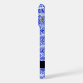 Grec Meander Key H Blue, Votre Nom, Personnaliser (Côté gauche)