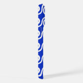Grec Meander Key Waves Motif Bleu (Côté droit)