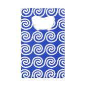 Grec Meander Key Waves Motif Bleu (Dos)