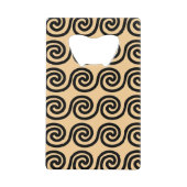 Grec Meander Key Waves Motif Brown (Devant)