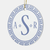 Grec Monogramme ornement de Noël (Gauche)