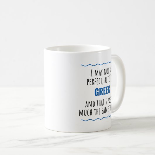 Grec Mug grec Amour cadeau scène grecque Grecian M (Devant droit)