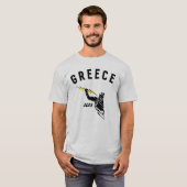 Grèce 2023 Tshirt de vacances (Zeus) (Devant entier)
