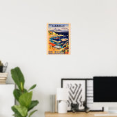 GRÈCE, affiche de voyage vintage, (Bureau à domicile)