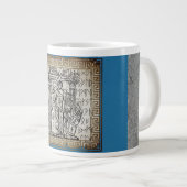 Grèce antique, Grec Vintage Style Spécialité Mug (Devant droit)