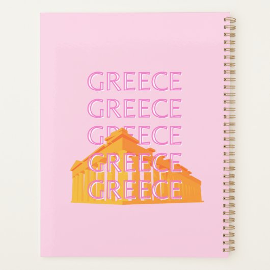 Grèce, Art Voyage, Rose (Dos)