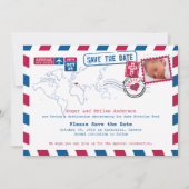 Grèce Christening Baptême Save the Date (Devant)