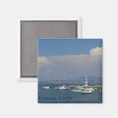 Grèce, Corfou, Ancien phare, Aimant (Recto/Verso)