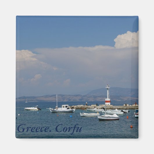 Grèce, Corfou, Ancien phare, Aimant (Devant)