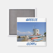 Grèce Corfou Magnet (Recto/Verso)